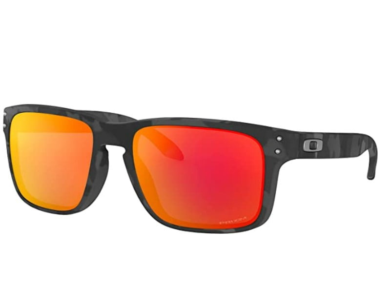 Oakley Golf Holbrook Black Camo/PRIZM Ruby Iridium Sunglasses