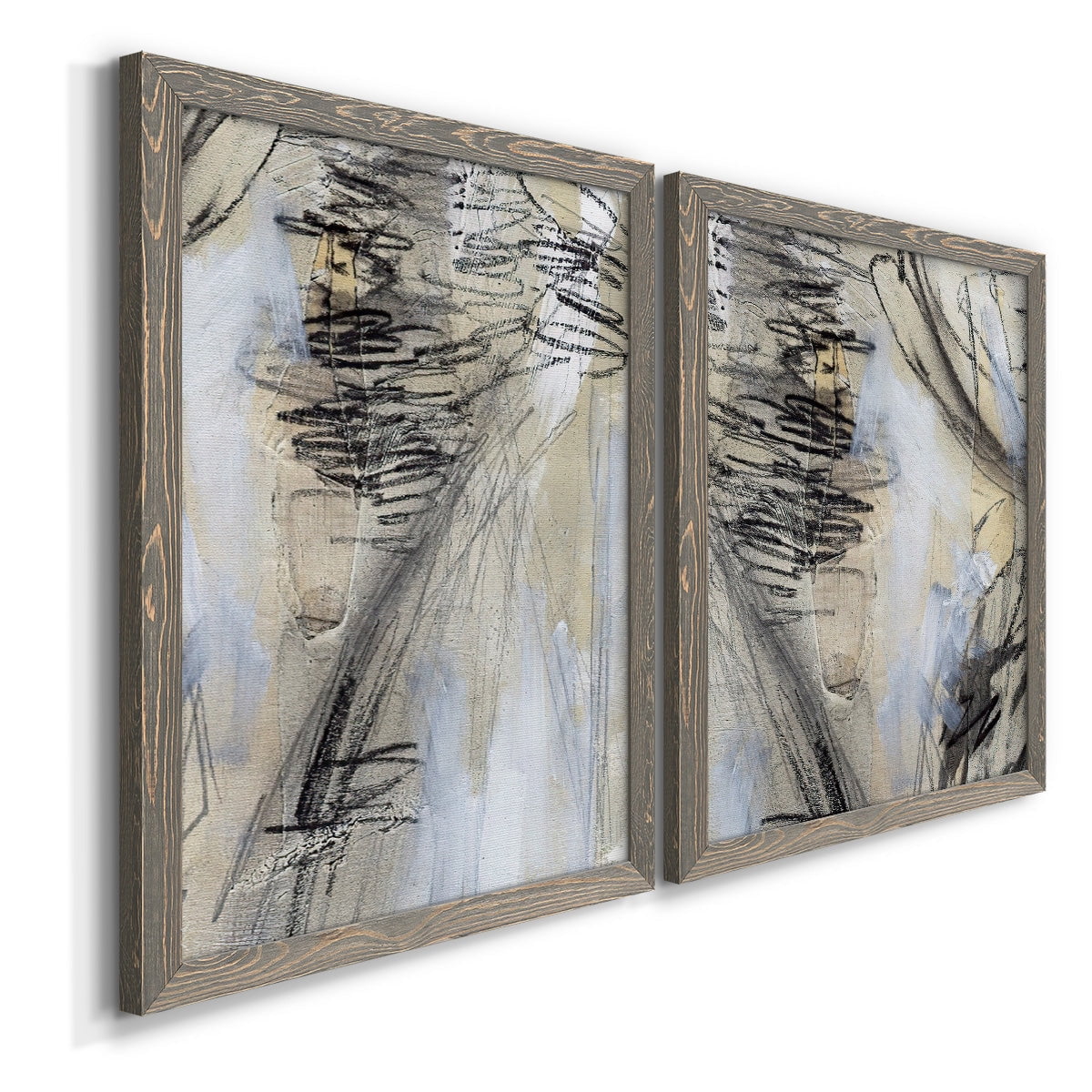 Masked Notes V - Premium Framed Canvas 2 Piece Set - Ready to Hang
