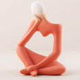 thumbnail image 4 of Escultura de abstracto de cerámica Personajes El 19x14x8.5cm Gloria Figura pensador abstracto, 4 of 8