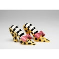 thumbnail image 3 of Ceramic Leopard Print Heels Salt and Pepper Shakers Pink Bow Gift, 3 of 3