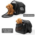 thumbnail image 3 of PcEoTllar Cat Carrier Airline Approved Pet Carrier, Dog Carrier, Puppy Carrier, Outdoor Carrier, Black, 3 of 9