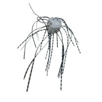 xjwjuw High-Density PVC Slow-Sinking Dice Bait - DIY Fishing Lures for Bass, Catfish & Trout | 10-Pack Reusable Tackle for Rivers, Lakes, Saltwater