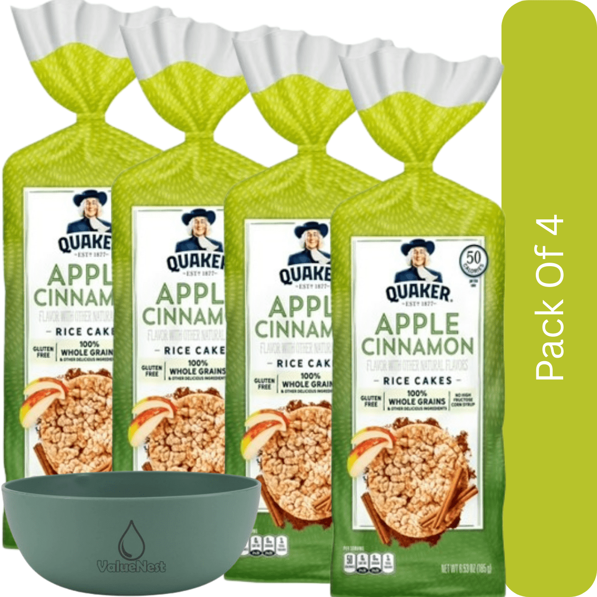 Drizzilicious Mini Rice Cakes Birthday Cake Flavored Vegan Gluten