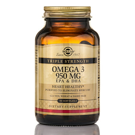 Triple Force Omega-3 950 mg - 50 gélules par Solgar Vitamin and Herb