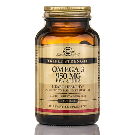 Triple Force Omega-3 950 mg - 50 gélules par Solgar Vitamin and Herb