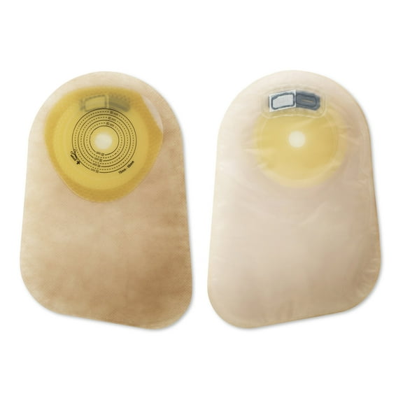 Premier Colostomy Pouch Closed End 5/8 to 2-1/8 Inch Stoma 9"L 1pc System Transparent 82400, 30 Ct