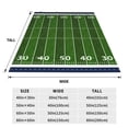 thumbnail image 3 of Fotbe American Football Field Manta de Franela Acolchonada con Estampado, Súper Suave y Esponjosa, Extra Grande para Sofá, Cama, Uso Todo el Año-60"x50", 3 of 7