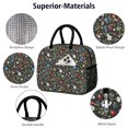 thumbnail image 4 of Womens Pioneer Flower Floral Print Pattern Lunch Box for Work,Insulated Lunch Bag for Women,Loncheras Para Mujer,Leakproof Adult Lunch Bag for Work,Beach,Travel,Picnic,Camping, 4 of 6