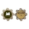 thumbnail image 1 of Broche de flores Unbranded Tren de Navidad 3,8 cm, 1 of 3