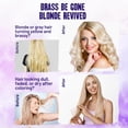 thumbnail image 6 of (6 pack) Herbishh Purple Shampoo Bar for Blonde Hair with Biotin –Strengthen & Add Shine, For Grey Coverage, Color-treated & Highlighted Hair, Vegan & Sulfate-Free, 3.53 oz, 6 of 9