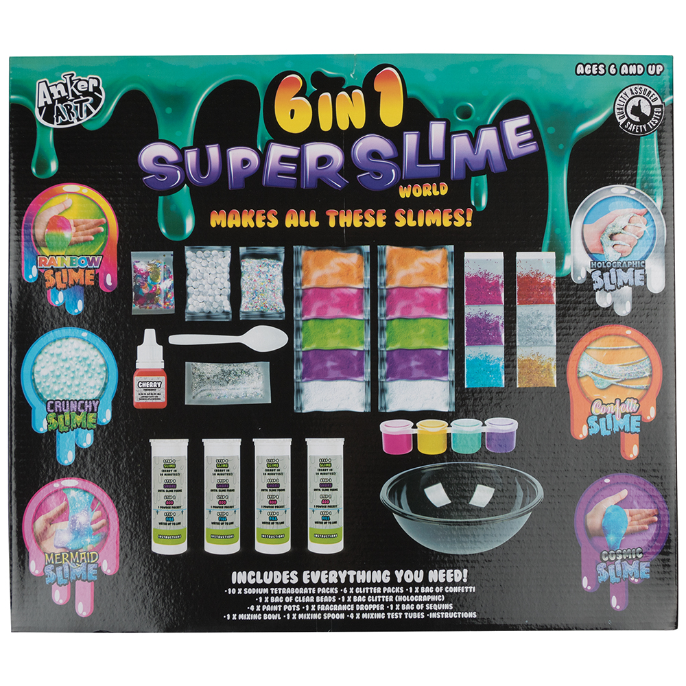 Anker Art Mix & Twist Super Sensory Slime Kit, Children Ages 6+ 