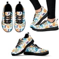 thumbnail image 1 of Zapatos de mujer con flores de anacardo estilo bohemio, cómodos tenis con cordones para niñas, zapatillas informales con estampado floral, zapatos verdes, 1 of 6