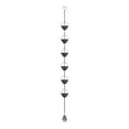 thumbnail image 1 of Cadenas de lluvia Cadena funcional Baño de pájaros al aire libre Gazebos Aleros Drenaje Techos Patio Cobertizos Desvío de agua Cadena de canalones Loto, 1 of 8