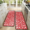 thumbnail image 4 of Kitchen Rugs Sets Of 2,Red Christmas Pattern Anti Fatigue Kitchen Mat Rugs Non Slip Washable,Decorative Kitchen Floor Mats for Kitchen,Sink,Laundry,17"x47"+17"x47", 4 of 5