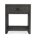 thumbnail image 4 of Butler Specialty Company Asos Raffia 1 Drawer Nightstand - Charcoal, 4 of 9