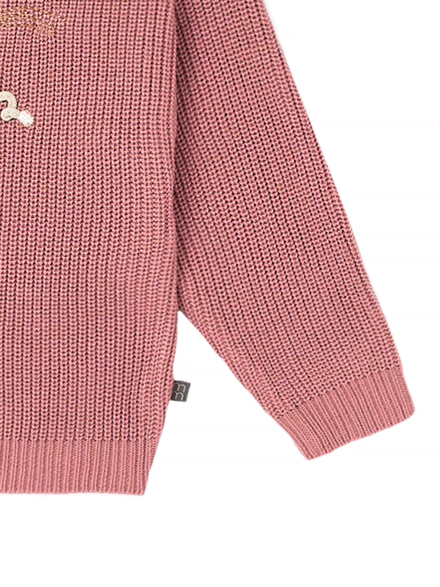 Modern Moments by Gerber Toddler Girl Embroidery Sweater, Sizes 12 Months -5T