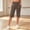 Coffee, variant on Knee Length Shorts Women Plus Size Polyester,Spandex High Waist Dress Pants with Pockets for Yoga Business Travel Casual Yoga Shorts with Pockets Grey,S