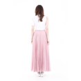 thumbnail image 4 of Powder Chiffon Pleated Maxi Skirt with Elastic Waist Band, 4 of 5