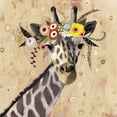 thumbnail image 2 of Klimt Giraffe II by Victoria Borges, Canvas Wall Art, 12W x 12H, 2 of 2