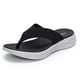 thumbnail image 2 of Sandalias Cuña Sin Cordones Con Soporte para El Mujeres Cómodas La Playa Verano, 2 of 9