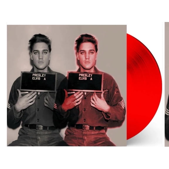 Elvis Presley Number Ones (USA & UK) on Red Coloured Vinyl LP