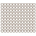 thumbnail image 2 of 120 Uds Correa de hebilla de Metal D semicircular D de Metal multiusos para bolsas de Hardware accesorios de mano DIY ANGGREK Otros, 2 of 8