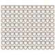 thumbnail image 1 of 120 piezas de anillos en D de metal con fuerte capacidad de carga, interfaz antioxidante sin costuras, clips de hebilla en D de aleación de zinc para cinturones de bricolaje, llavero de bronce, 1 of 10