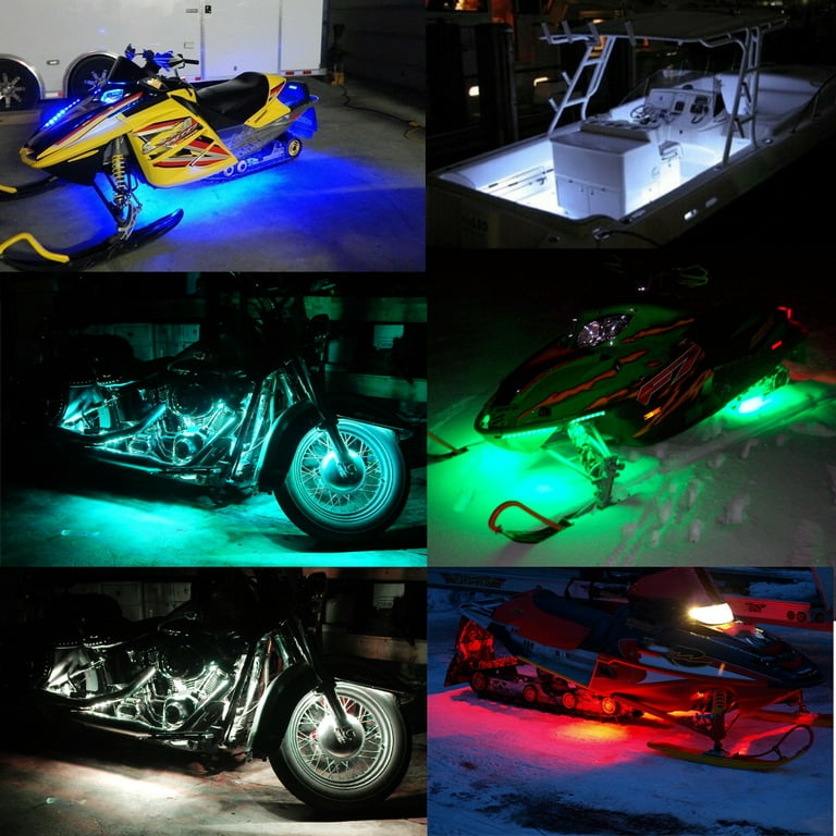 Luces LED Para Autos Carro Coche Interior De Colores Decorativas accesorios  NEW 