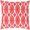 Off-White/Orange/Pink(Martham), variant on Martham 18" x 18" Pillow Cover