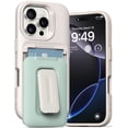 thumbnail image 1 of Funda de teléfono VRS DESIGN Orb para iPhone 16 Pro (2024), color verde marino, 1 of 8