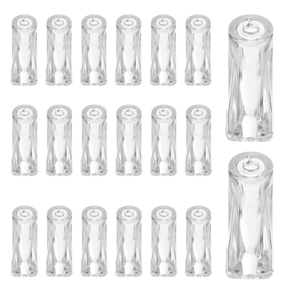 Uxcell Plastic Window Blind Cord Knobs Drops Pull End, 20Pcs, Clear