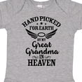 thumbnail image 4 of Inktastic Handpicked for Earth by My Great Grandma in Heaven Boys or Girls Baby Bodysuit, 4 of 5