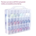 thumbnail image 2 of Kissbuty Organizador Universal De Esmalte De Uñas Para 48 Botellas Divisores Ajustables Ahorro De Espacio, 2 of 9