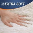 thumbnail image 4 of Bathroom Rugs Sets 3 Piece, Soft Absorbent Microfiber Bath Mats and U-Shaped Contour Toilet Rug, Machine Wash Dry, Plush Shaggy Bath Mat Set for Bathroom, 4 of 9