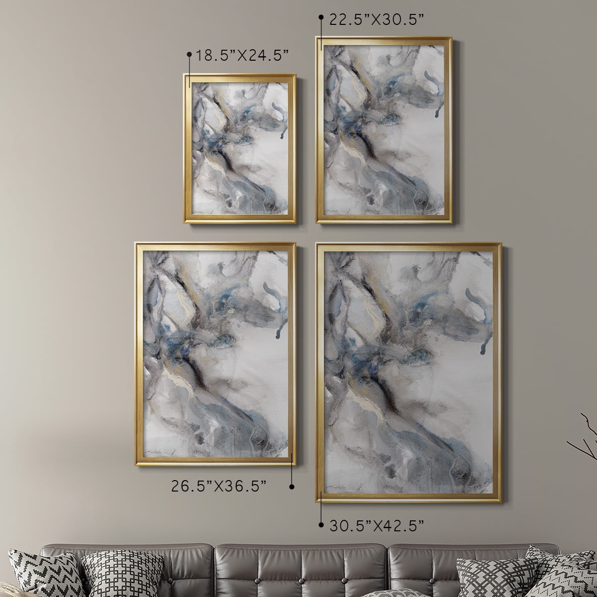 Marble Trance Premium Framed Print - Ready to Hang