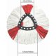 thumbnail image 2 of 26-27 (4 Pack) Mop Heads Compatible with Vileda 2 in 1 Turbo Mop, Replacement Head, Microfiber, Red, White, 2 of 5
