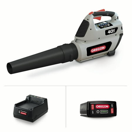 Oregon 40V Max BL300 Handheld Blower Kit with 4.0 Ah Battery Pack and Standard Charger