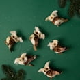 thumbnail image 2 of Set of 6 Brown and Ivory Sisal Owls Christmas Ornaments, 2.25", 2 of 3
