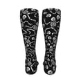 thumbnail image 6 of Kdxio Skeletons Dancing Funny Silky Novelty Funky Long Knee High Socks Soft 3D Print Cosplay Crazy Stockings for Men Women, 6 of 8