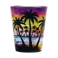 thumbnail image 3 of Phuket Thailand Palm Sunset Shot Glass, 3 of 3