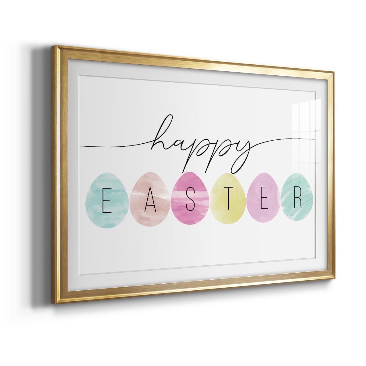 Happy Easter Premium Framed Print - Ready to Hang