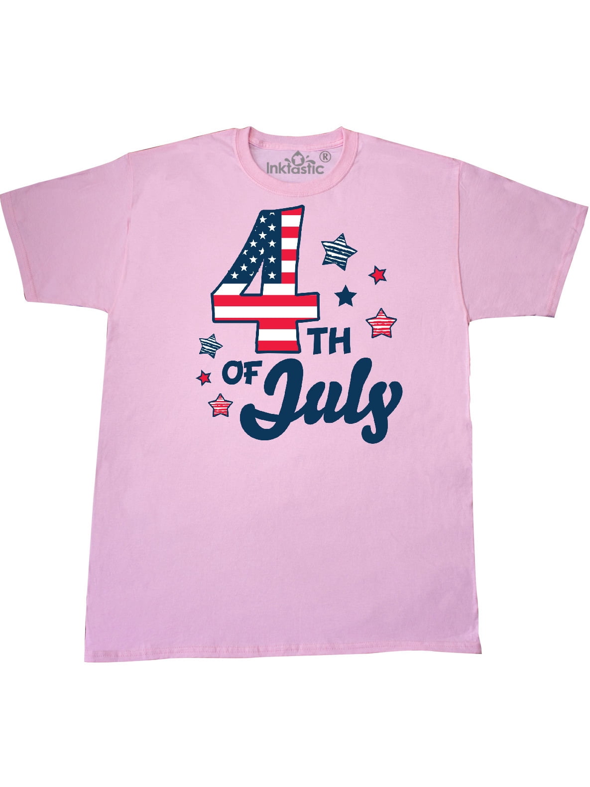 INKtastic 4th of July with Striped Stars TShirt