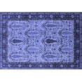 thumbnail image 1 of Ahgly Company Indoor Rectangle Oriental Blue Industrial Area Rugs, 7' x 9', 1 of 4