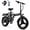 Dark gray, variant on 14 inch Foldable Electric Bicycle, 500W Adult Commuter Electric Bike with Basket, Max Speed 19.9 mph, 36V 12AH Battery for Commuting