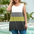 thumbnail image 2 of Diufon Womens Plus Size Tank Tops Color Block Sleeveless Loose Tops Casual Summer Cute Graphic Shirts, 2 of 5