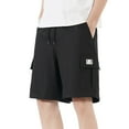 thumbnail image 3 of Athletic Shorts for Men Workout Black Quick Dry Basketball Shorts Summer Beach Shorts Gym Shorts Men's Athletic Shorts with Pockets for Running Casual Activewear, 3 of 7