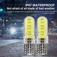 thumbnail image 2 of Hugtrwg 10 Uds T10 Luces Señal Coche COB Lámpara Matrícula Impermeable (blanco), 2 of 9