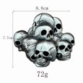 thumbnail image 2 of Cinturón con hebilla, diseño de racimo de calaveras, para hombre, en aleación, 2 of 3