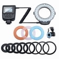 thumbnail image 1 of Macro LED Ring Flash Light Kit with 8 Adapter Ring for DSLR Camera Flash, 1 of 5