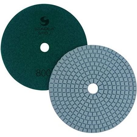

Stadea PPW215D Diamond Polishing Pads 5 Inch - For Concrete Terrazzo Marble Granite Countertop Floor Wet Polishing Grit 800 - Pack of 2